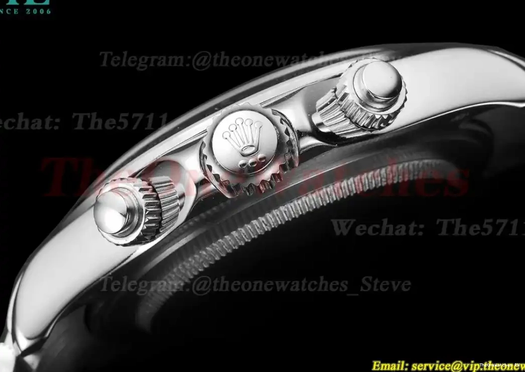 A3836 SS Stk SS Daytona Blue 40mm GDF 0405
